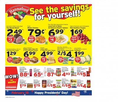 Hannaford (ME) Weekly Ad Flyer February 14 to February 20