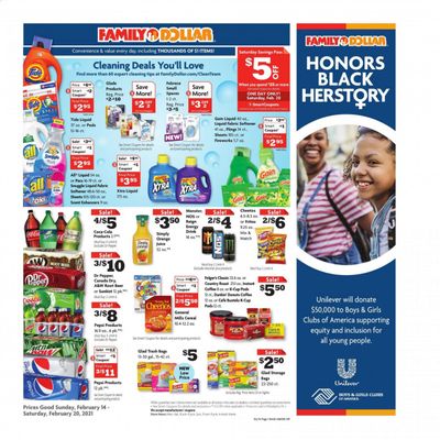 Family Dollar Weekly Ad Flyer February 14 to February 20