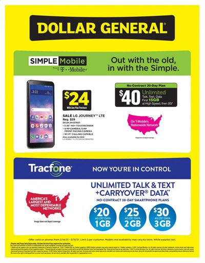 Dollar General Weekly Ad Flyer February 14 to March 13