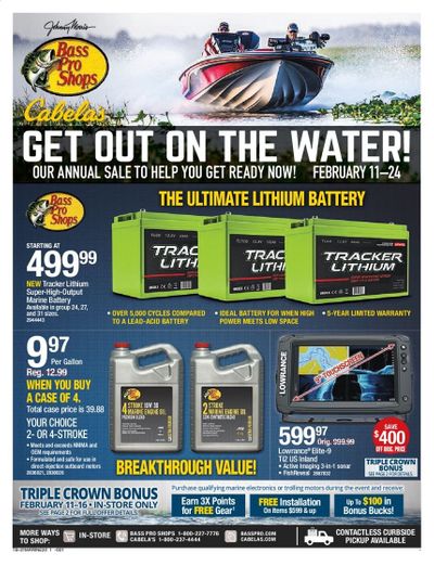 Bass Pro Shops Weekly Ad Flyer February 11 to February 24