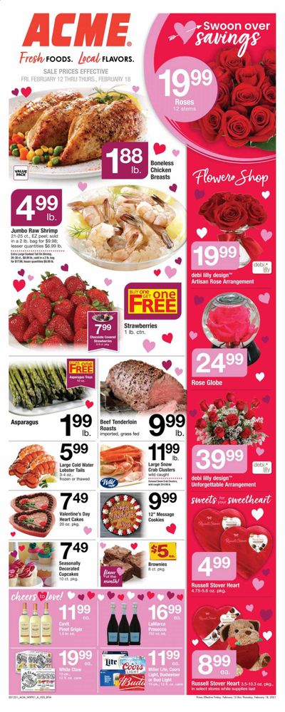ACME Weekly Ad Flyer February 12 to February 18