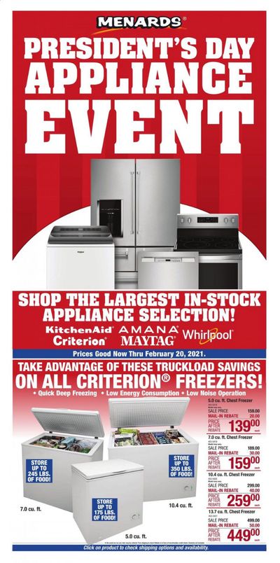 Menards Weekly Ad Flyer February 11 to February 20