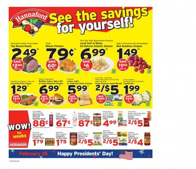Hannaford (VT) Weekly Ad Flyer February 14 to February 20
