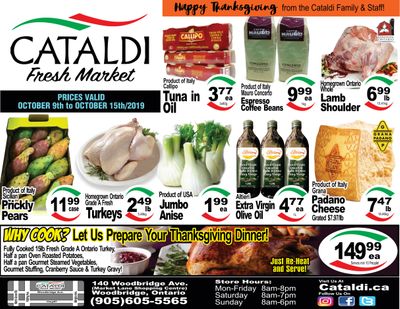 Cataldi Fresh Market Flyer October 9 to 15