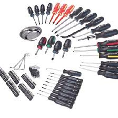 Mastercraft Screwdriver Set, 60-pc On Sale for $19.99 (Save $60) at Canadian Tire Canada