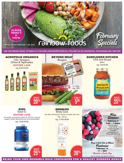 Rainbow Foods Flyer February 1 to 29