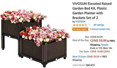 Amazon Canada Deals: Save 20% off VIVOSUN Gardening Products + 34% on Thehorae Bangle Bracelets