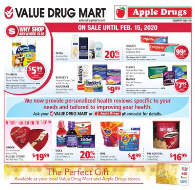 Apple Drugs Flyer February 2 to 15