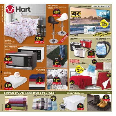 Hart Stores Flyer October 9 to 15