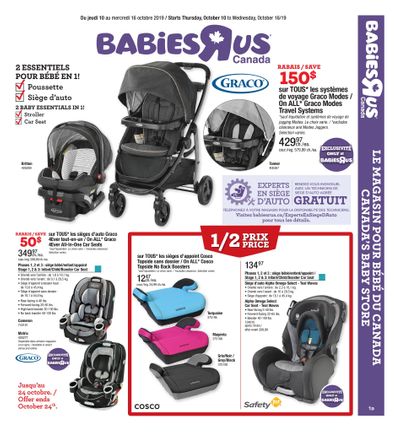 Babies R Us (QC) Flyer October 10 to 16