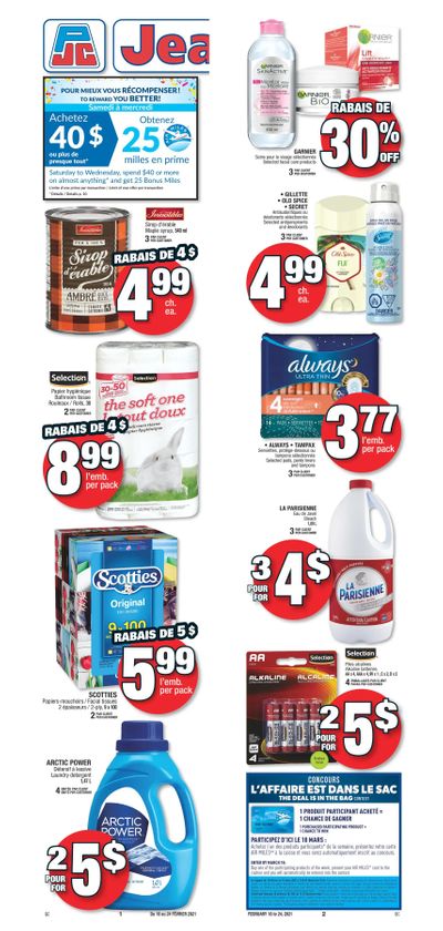 Jean Coutu (QC) Flyer February 18 to 24