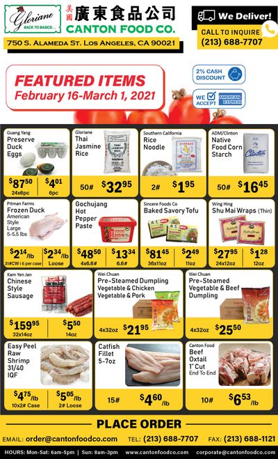 Canton Food Co Weekly Ad Flyer February 16 to March 1, 2021