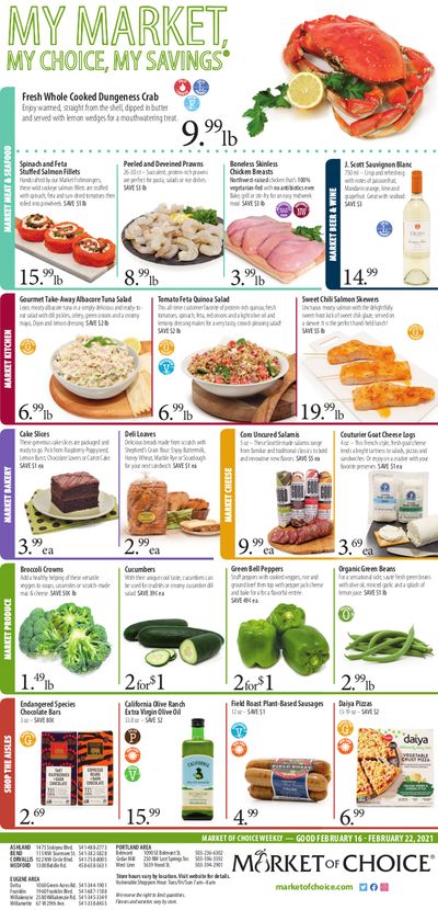 Market Of Choice Weekly Ad Flyer February 16 to February 22, 2021