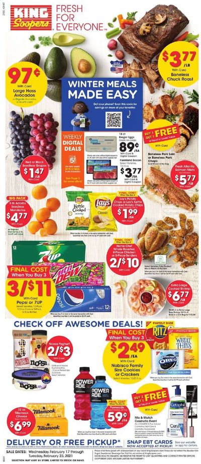 King Soopers (CO, WY) Weekly Ad Flyer February 17 to February 23