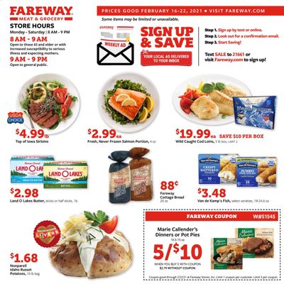 Fareway (IA, IL, MN, MO, NE, SD) Weekly Ad Flyer February 16 to February 22