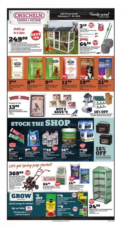 Orscheln Farm and Home Weekly Ad Flyer February 17 to February 28
