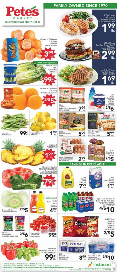 Pete's Fresh Market (IL) Weekly Ad Flyer February 17 to February 23