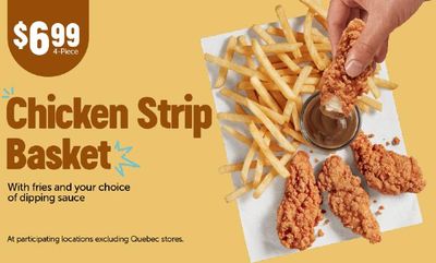 Chicken Strip Basket at Dairy Queen