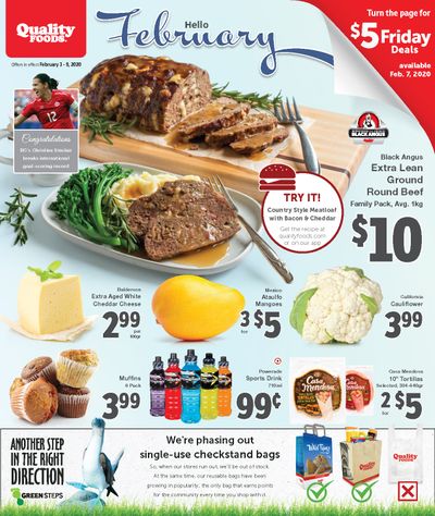 Quality Foods Flyer February 3 to 9
