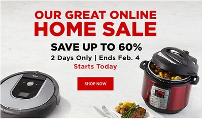 Canadian Tire Online 2-Days Home Sale: Save up to 60% Off!