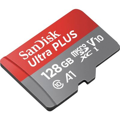 SanDisk Ultra Plus V10 128GB 130MB/s MicroSD Memory Card on Sale for $34.99 (Save $45.00) at Best Buy Canada
