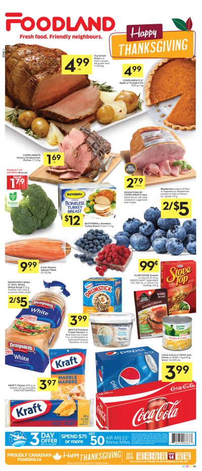 Foodland (ON) Flyer October 10 to 16