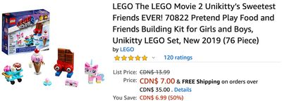 Amazon Canada Deals: Save 50% on The LEGO Movie 2 Unikitty’s Sweetest Friends EVER! + Molla AirSmart Air Fryer for $49.99