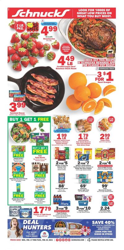 Schnucks (IA, IL, IN, MO, WI) Weekly Ad Flyer February 17 to February 23