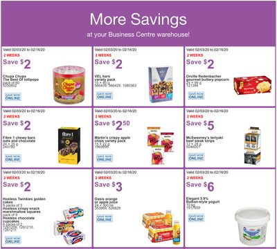 Costco Canada Business Centre Instant Savings Coupons / Flyer, February 3 – 16
