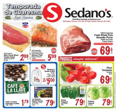 Sedano's (FL) Weekly Ad Flyer February 17 to February 23