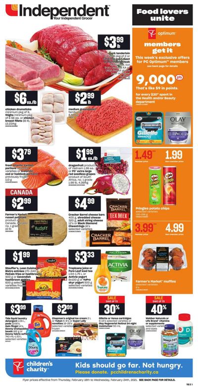 Independent Grocer (ON) Flyer February 18 to 24