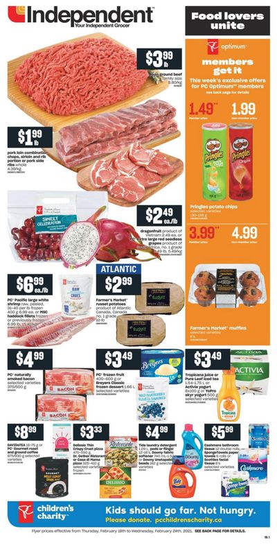 Independent Grocer (Atlantic) Flyer February 18 to 24