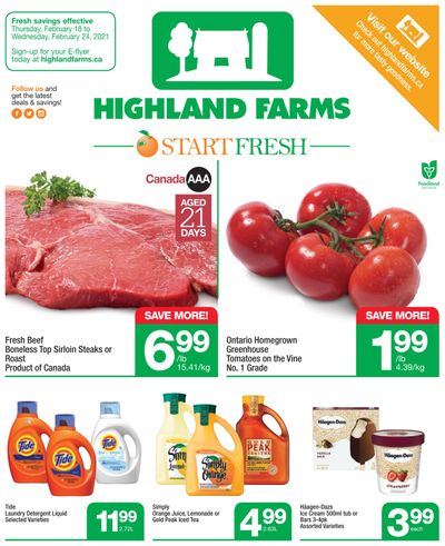 Highland Farms Flyer February 18 to 24