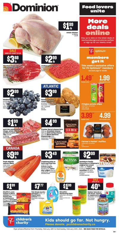 Dominion Flyer February 18 to 24