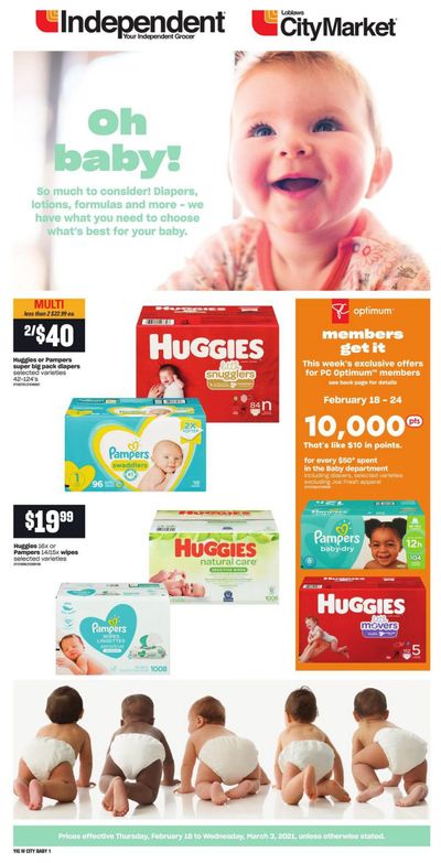 Loblaws (West) Baby Flyer February 18 to March 3