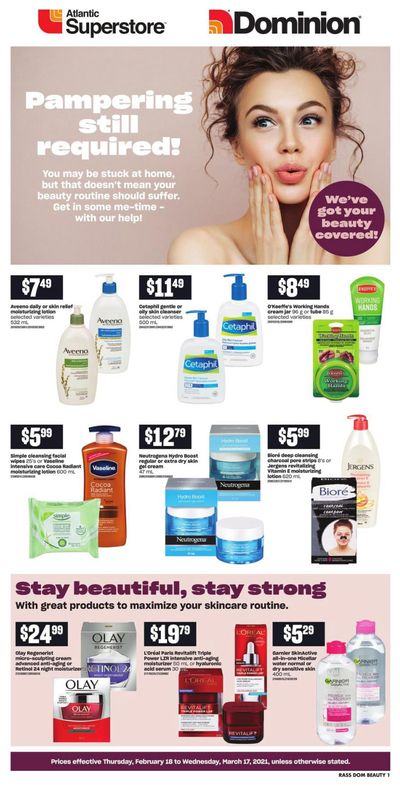 Atlantic Superstore Beauty Book February 18 to March 17
