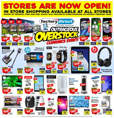 Factory Direct Flyer February 17 to 24