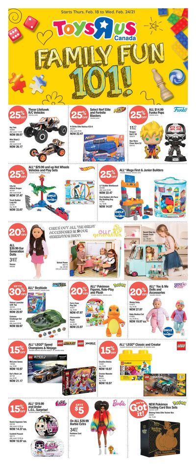 Toys R Us Flyer February 18 to 24