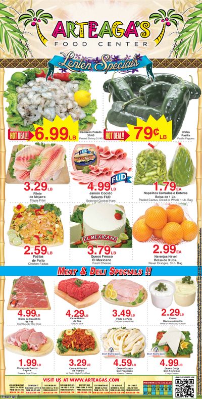 Arteaga's Lenten Special Weekly Ad Flyer February 17 to February 23, 2021