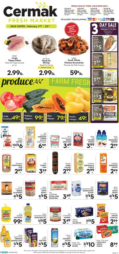 Cermak Fresh Market (IL) Weekly Ad Flyer February 17 to February 23, 2021