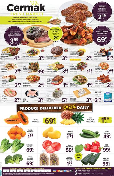 Cermak Fresh Market (WI) Weekly Ad Flyer February 17 to February 23, 2021