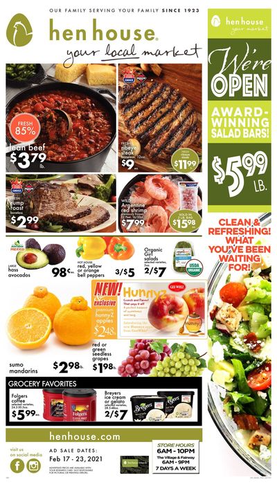 Hen House Weekly Ad Flyer February 17 to February 23, 2021