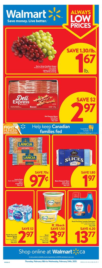 Walmart (Atlantic) Flyer February 18 to 24