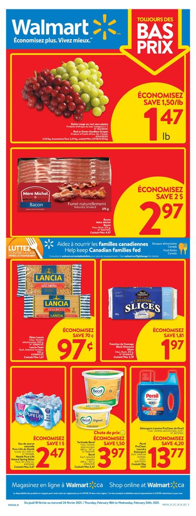 Walmart (QC) Flyer February 18 to 24