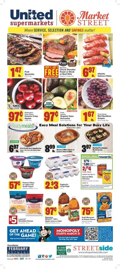 United Supermarket Weekly Ad Flyer February 17 to February 23, 2021