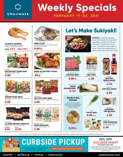 Uwajimaya Weekly Ad Flyer February 17 to February 23, 2021