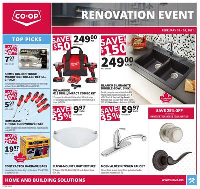 Co-op (West) Home Centre Flyer February 18 to 24