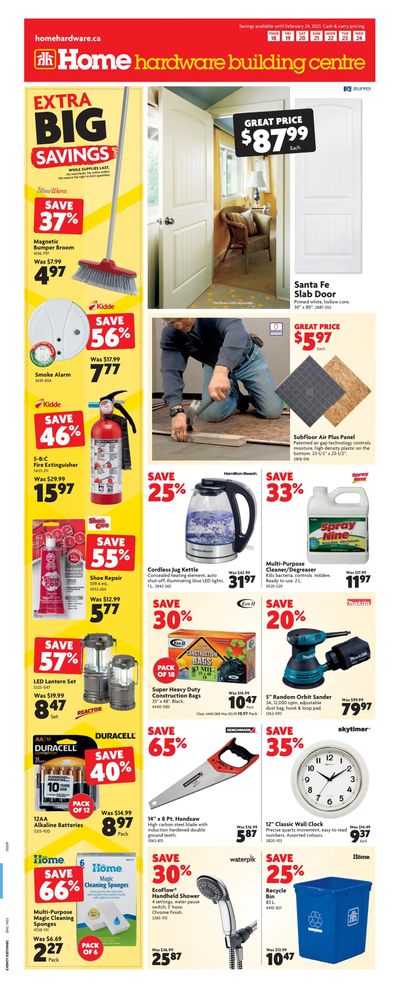 Home Hardware Building Centre (Atlantic) Flyer February 18 to 24