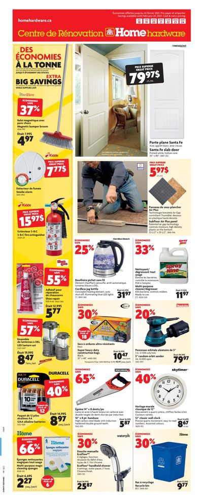 Home Hardware Building Centre (QC) Flyer February 18 to 24