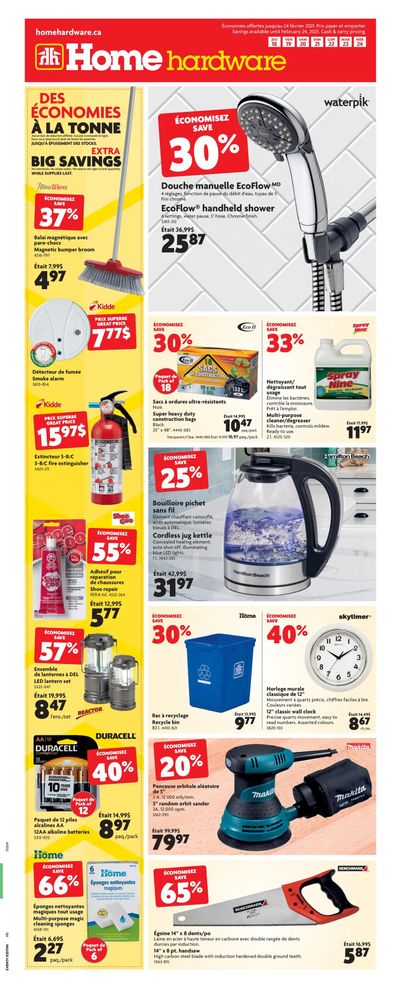 Home Hardware (QC) Flyer February 18 to 24